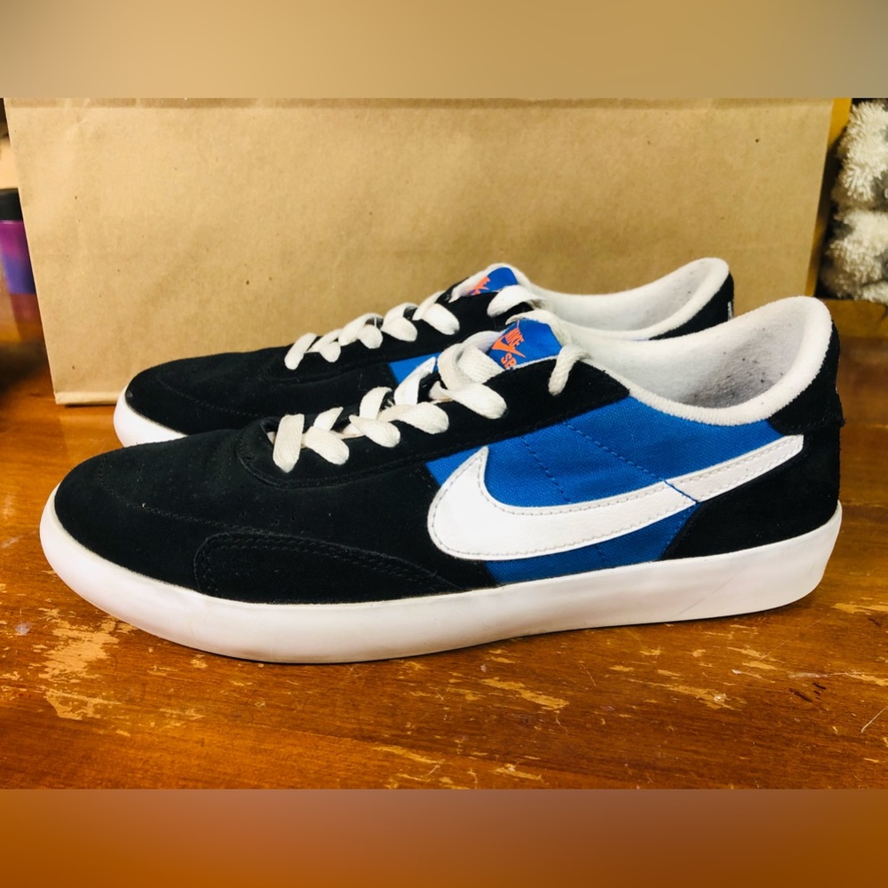 Nike Heritage Vulc SB Black Signal Blue 2020, Men Sneakers size 6.5